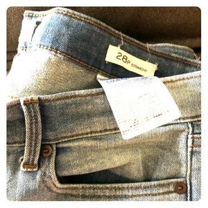 Banana republic straight leg distressed jeans